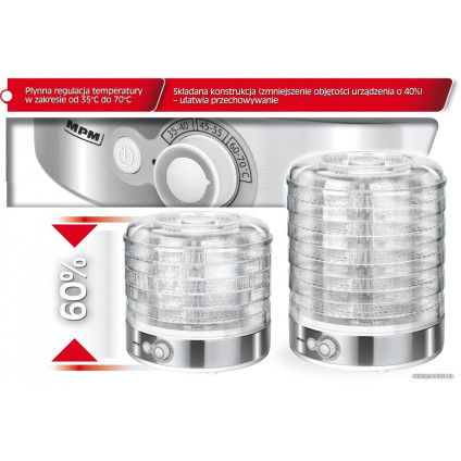 Сушилка для овощей и фруктов MPM MSG-11