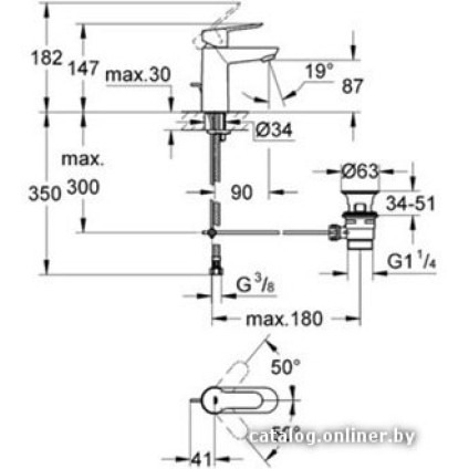 Смеситель Grohe BauEdge 23328000