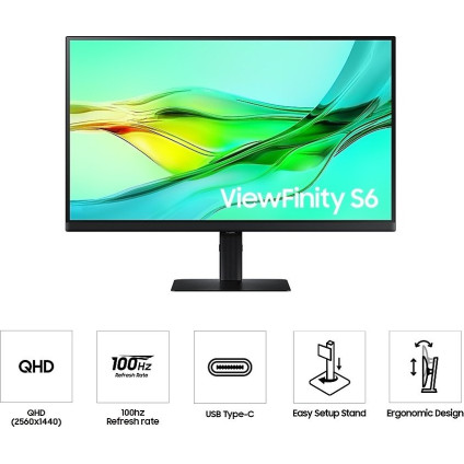 Монитор Samsung ViewFinity S6 LS27D600UAUXEN