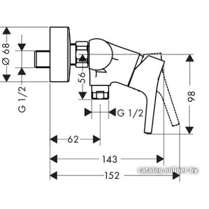 Смеситель Hansgrohe Talis S 72600000