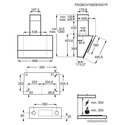 Кухонная вытяжка Electrolux LFV619K