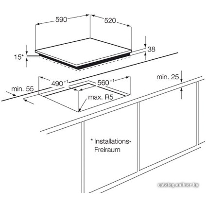 Варочная панель Electrolux EHF6547FXK