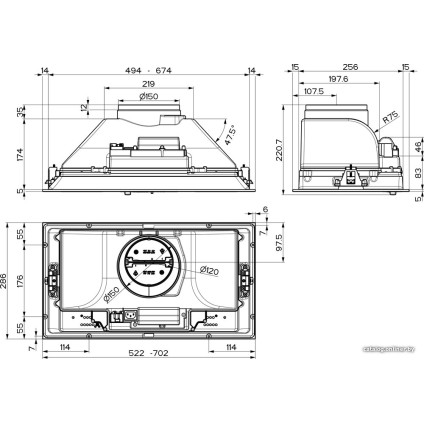 Кухонная вытяжка Faber Inka Smart HC X A52 305.0599.307