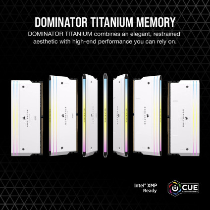 Оперативная память Corsair Dominator Titanium RGB 2x32ГБ DDR5 6600 МГц CMP64GX5M2X6600C32W