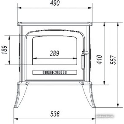 Свободностоящая печь-камин Kratki Koza K7