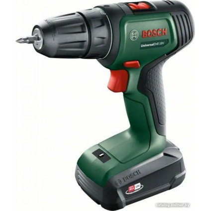 Дрель-шуруповерт Bosch UniversalDrill 18V 06039D4001 (с 1-им АКБ, кейс)
