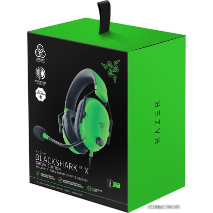 Наушники Razer BlackShark V2 X (зеленый)