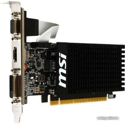 Видеокарта MSI GeForce GT 710 2GB DDR3 [GT 710 2GD3H LP]