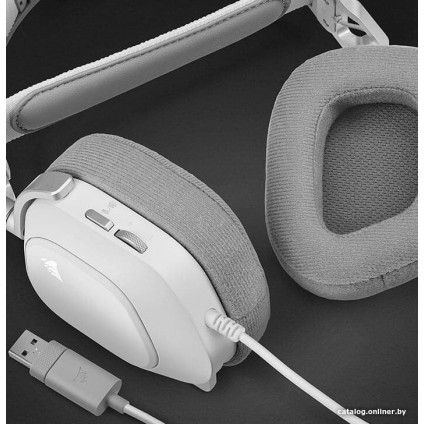 Наушники Corsair HS80 RGB USB (белый)