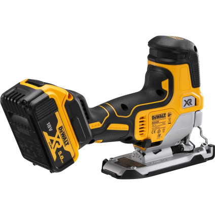 Электролобзик DeWalt DCS335P2 (с 2-мя АКБ, кейс)