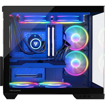 Корпус MODECOM Volcano Panorama Apex ARGB 3F Midi (темно-серый)