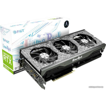 Видеокарта Palit GeForce RTX 3070 Ti GameRock 8GB GDDR6X NED307T019P2-1047G