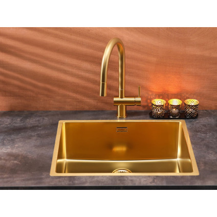 Кухонная мойка Reginox New York 50x40 (L) OKG Comfort Gold Flax R35160