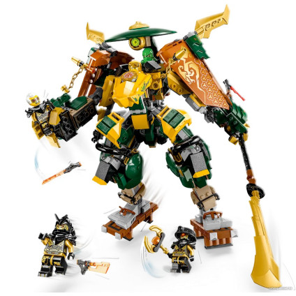 Конструктор LEGO Ninjago 71794 Командные роботы ниндзя Ллойда и Арин