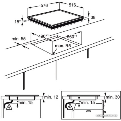 Варочная панель Electrolux EHF46547XK