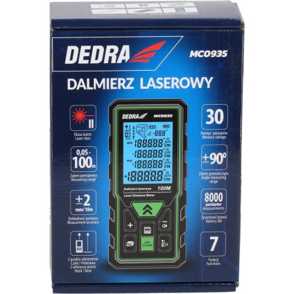 Лазерный дальномер Dedra MC0935