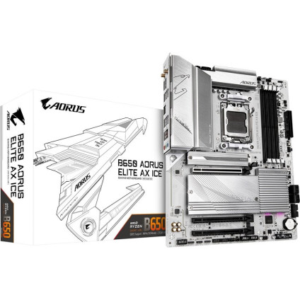 Материнская плата Gigabyte B650 Aorus Elite AX ICE