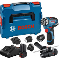 Дрель-шуруповерт Bosch GSR 12V-35 FC Professional 06019H3008 (с 2-мя АКБ, набор сменных патронов, кейс)