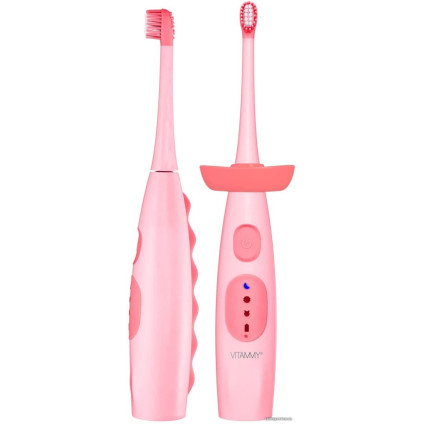 Электрическая зубная щетка Vitammy Dino (розовый)
