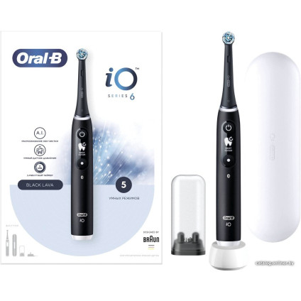 Электрическая зубная щетка Oral-B iO 6 (черный) 4210201410171