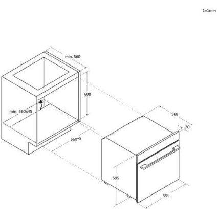 Электрический духовой шкаф Haier H6 ID2P3B3EHTB