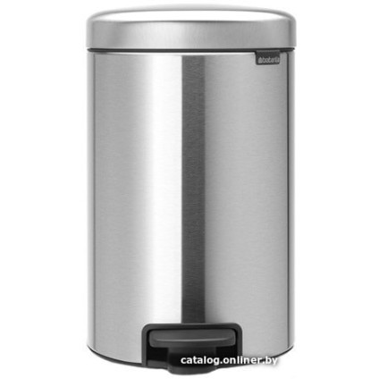 Мусорное ведро Brabantia Pedal Bin NewIcon 12 л (стальной матовый)