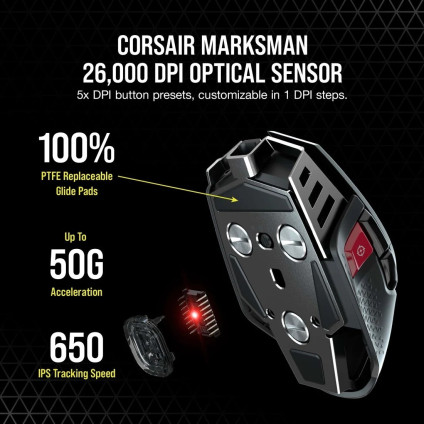 Игровая мышь Corsair M65 RGB Ultra Wireless (черный)