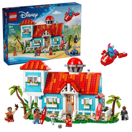 Конструктор LEGO Disney Пляжный домик Лило и Стича 43268