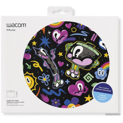 Графический планшет Wacom Intuos CTL-4100 (черный, маленький размер)