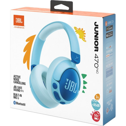 Наушники JBL Junior 470NC (голубой/синий)