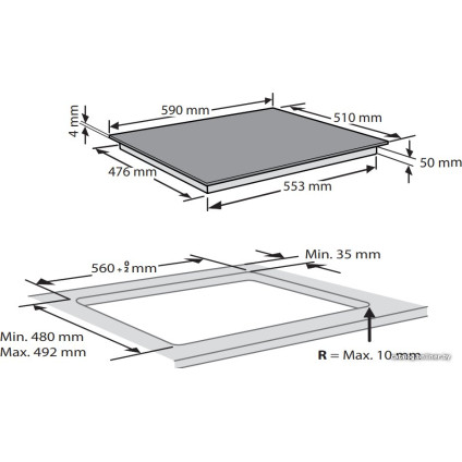 Варочная панель Whirlpool WL S3160 BF