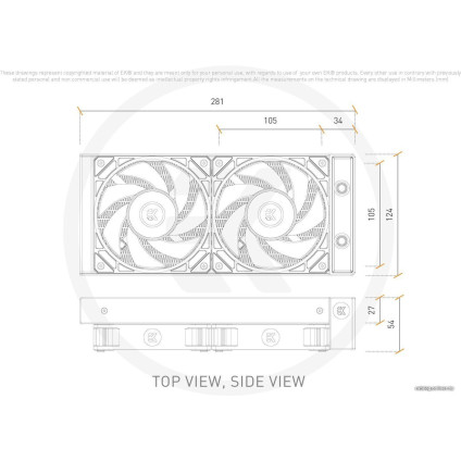Система жидкостного охлаждения для процессора EKWB EK-Nucleus AIO CR240 Lux D-RGB