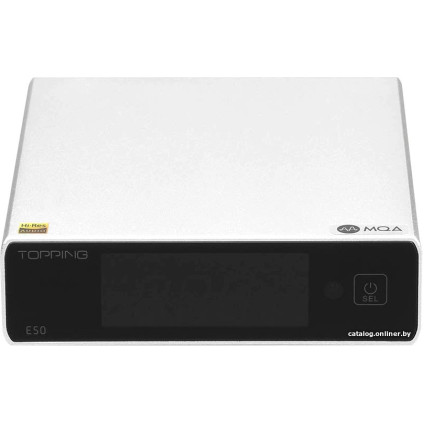 Цифро-аналоговый преобразователь Topping E50 (серебристый)