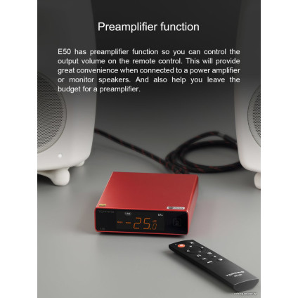 Цифро-аналоговый преобразователь Topping E50 (черный)