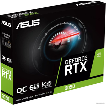 Видеокарта ASUS Dual GeForce RTX 3050 LP BRK OC Edition 6GB GDDR6 RTX3050-O6G-LP-BRK