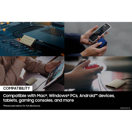 Внешний накопитель Samsung T7 Shield 1TB (черный)