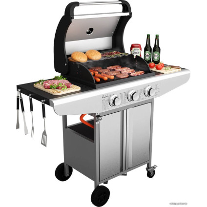 Газовый гриль для дачи Koler Relish v1 Compact (серебристый)