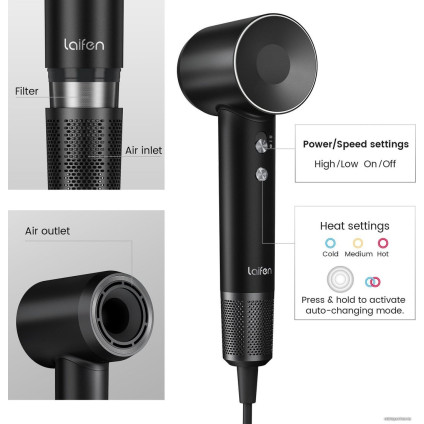 Фен Laifen Swift Special (черный)