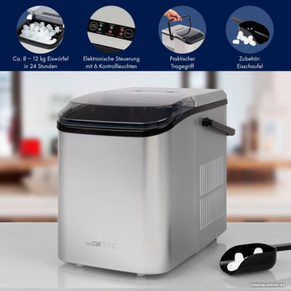 Льдогенератор Clatronic EWB 3785 silber
