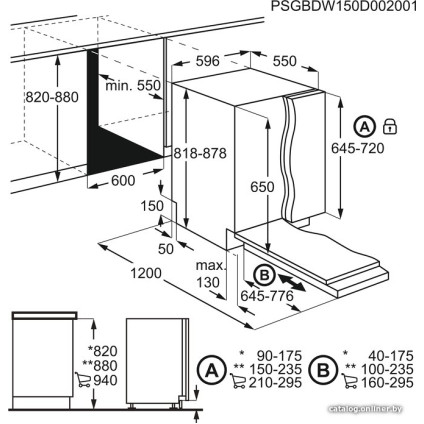 Встраиваемая посудомоечная машина Electrolux EES47310L