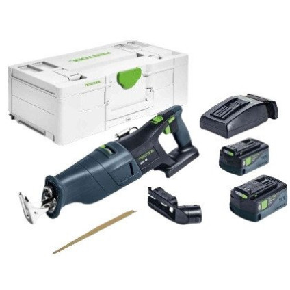 Сабельная пила Festool RSC 18 5.0 EB-Plus 576948 (с 2-мя АКБ, кейс)