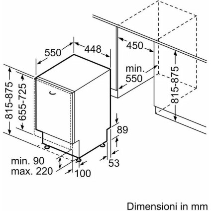 Встраиваемая посудомоечная машина Bosch Serie 4 SPV4EMX17E