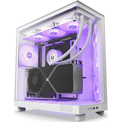 Корпус NZXT H6 Flow RGB CC-H61FW-R1