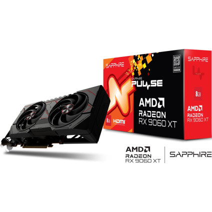 Видеокарта Sapphire Pulse Radeon RX 9060 XT 8GB 11350-04-20G