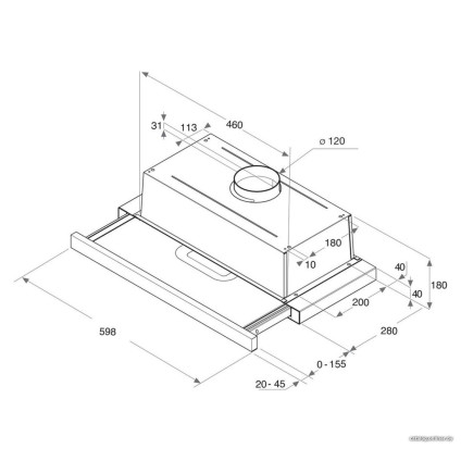 Кухонная вытяжка Whirlpool AKR 750 G SD