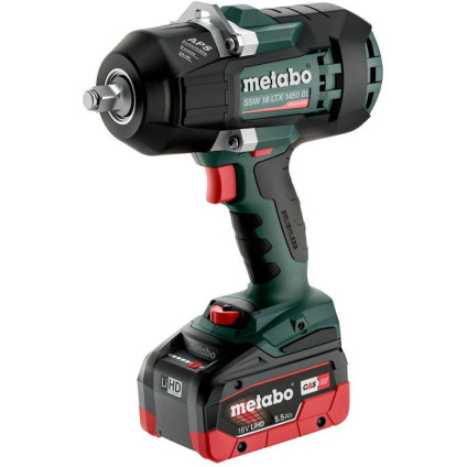 Гайковерт Metabo SSW 18 LTX 1450 BL 602401660 (с 2-мя АКБ, кейс)