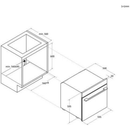 Электрический духовой шкаф Haier H6 ID2P5B3YTB