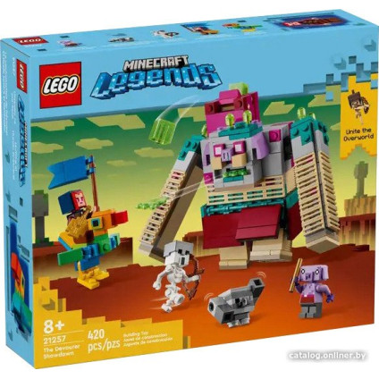Конструктор LEGO Minecraft 21257 Столкновение с Пожирателем