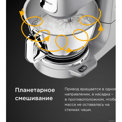 Кухонный процессор Kenwood Titanium Chef Baker KVC85.004SI