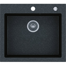 Кухонная мойка Kernau KGS H 60 1B Black Metallic